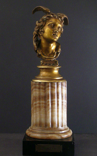 Vincenzo Gemito, small head of Medusa